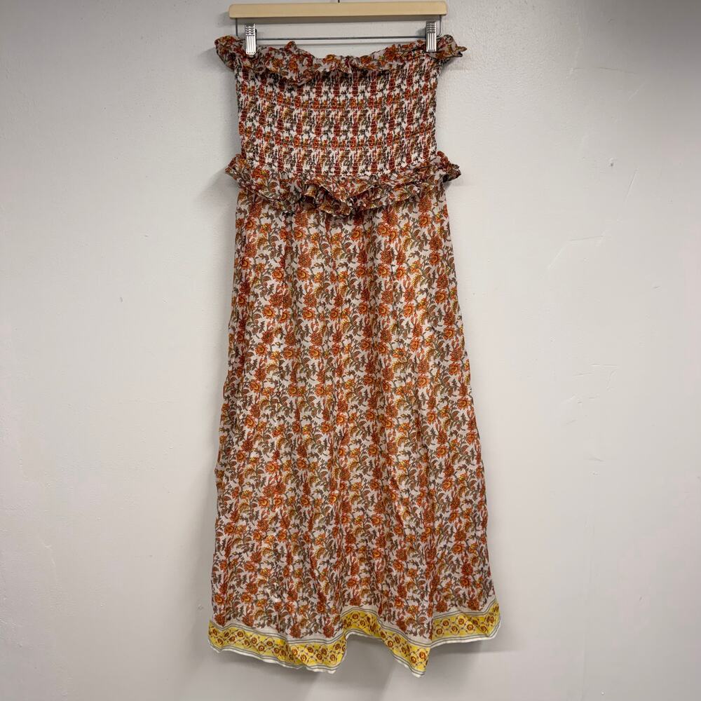 J. Crew Ravenna Dress in Sunset Rose Block-Print SZ L Euro Summer Wedding Guest - Picture 6 of 13